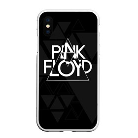 Чехол для iPhone XS Max матовый с принтом Pink Floyd в Новосибирске, Силикон | Область печати: задняя сторона чехла, без боковых панелей | Тематика изображения на принте: dark side of the moon | floyd | music | pink | pink floid | pink floyd | rock | rocker | rocknroll | the wall | музыка | пинк | пинк флоид | пинк флойд | рок | рок н ролл | рокер | флойд