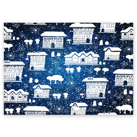 Поздравительная открытка с принтом Новогодний background в Новосибирске, 100% бумага | плотность бумаги 280 г/м2, матовая, на обратной стороне линовка и место для марки
 | 