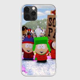 Чехол для iPhone 12 Pro с принтом Южный Парк / South Park . в Новосибирске, силикон | область печати: задняя сторона чехла, без боковых панелей | south park | ubisoft | woodland critter christmas | кенни | мультсериал | стэн | южный парк