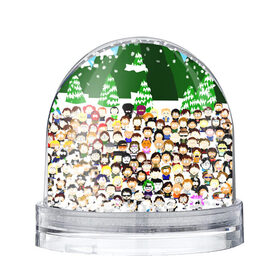 Снежный шар с принтом Южный Парк / South Park . в Новосибирске, Пластик | Изображение внутри шара печатается на глянцевой фотобумаге с двух сторон | south park | ubisoft | woodland critter christmas | кенни | мультсериал | стэн | южный парк