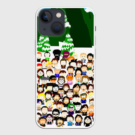 Чехол для iPhone 13 mini с принтом Южный Парк   South Park . в Новосибирске,  |  | south park | ubisoft | woodland critter christmas | кенни | мультсериал | стэн | южный парк