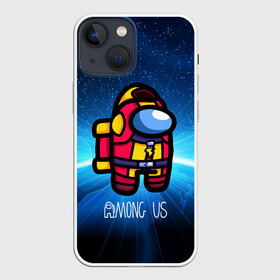 Чехол для iPhone 13 mini с принтом Among Us в Новосибирске,  |  | among | among us | game | steam | амонг | амонг юс | амонк | в космосе | игра | космонавт | космонафт | космос | мафия | пират | предатель | предатель среди нас | среди нас | человечки | эймонг | эмонг