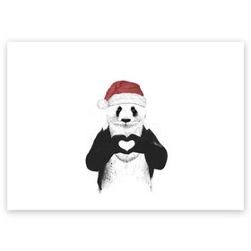Поздравительная открытка с принтом Панда Клаус в Новосибирске, 100% бумага | плотность бумаги 280 г/м2, матовая, на обратной стороне линовка и место для марки
 | Тематика изображения на принте: 2021 | 21 | 2k21 | 2к21 | chrystmas | happy | marry | new | panda | santa | snow | winter | xmas | year | год | годом | дед | елка | елки | клаус | лес | мороз | настроение | новогоднее | новогоднему | новый | новым | панда | по | рождество | с