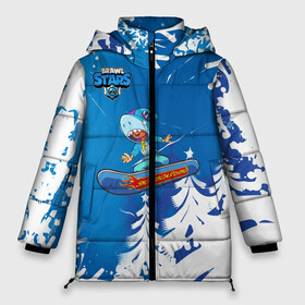 Женская зимняя куртка 3D с принтом Brawl Stars (Snowboarding) в Новосибирске, верх — 100% полиэстер; подкладка — 100% полиэстер; утеплитель — 100% полиэстер | длина ниже бедра, силуэт Оверсайз. Есть воротник-стойка, отстегивающийся капюшон и ветрозащитная планка. 

Боковые карманы с листочкой на кнопках и внутренний карман на молнии | brawl | break dance | leon | moba | skateboard | stars | supercell | surfing | игра | коллаборация | коллаж | колоборация | паттерн