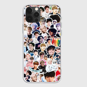 Чехол для iPhone 12 Pro Max с принтом BTS Sticker Bombing в Новосибирске, Силикон |  | Тематика изображения на принте: bts | k pop | бтс | к поп | кей поп | корея | музыка | стикеры