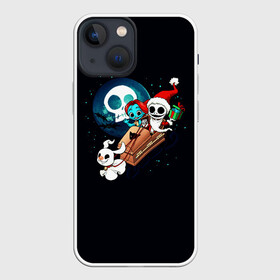 Чехол для iPhone 13 mini с принтом Дух Рождества в Новосибирске,  |  | claus | happy new year | merry christmas | santa | snowman | дед мороз | елка | клаус | новый год | рождество | с новым годом | санта | снеговик