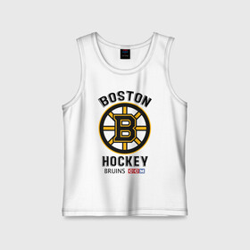 Детская майка хлопок с принтом BOSTON BRUINS NHL в Новосибирске,  |  | Тематика изображения на принте: black | boston | bruins | hockey | ice | logo | nhl | sport | usa | бостон | брюинз | кубок | логотип | нхл | спорт | стэнли | хоккей