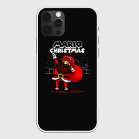 Чехол для iPhone 12 Pro Max с принтом Mario Christmas в Новосибирске, Силикон |  | claus | happy new year | mario | merry christmas | santa | snowman | дед мороз | елка | клаус | марио | новый год | рождество | с новым годом | санта | снеговик