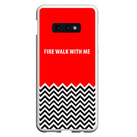 Чехол для Samsung S10E с принтом Twin Peaks в Новосибирске, Силикон | Область печати: задняя сторона чехла, без боковых панелей | twin peaks | агент купер | девид линч | дейл | лора палмер | огонь иди за мной | одри хорн | совы не то чем кажутся | твин пикс