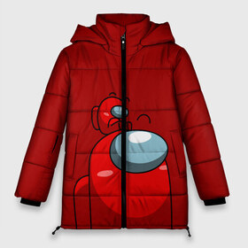Женская зимняя куртка 3D с принтом МИМИ АМОНГ АС в Новосибирске, верх — 100% полиэстер; подкладка — 100% полиэстер; утеплитель — 100% полиэстер | длина ниже бедра, силуэт Оверсайз. Есть воротник-стойка, отстегивающийся капюшон и ветрозащитная планка. 

Боковые карманы с листочкой на кнопках и внутренний карман на молнии | among | among us | amongus | game | games | logo | man | space | амонг | амонг ас | амонгас | игра | игры | космонавт | космонавты | космос | лого | логотип | логотипы | символ | символы | скафандр