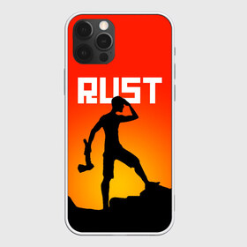 Чехол для iPhone 12 Pro Max с принтом RUST в Новосибирске, Силикон |  | action | game | rust | zombie | апокалипсис. | выживание | зомби | игра | лес | радиация | раст