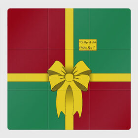 Магнитный плакат 3Х3 с принтом Свитер Райана Рейнольдса в Новосибирске, Полимерный материал с магнитным слоем | 9 деталей размером 9*9 см | 2020 | christmas | deadpool | gift | hugh jackman | jake gyllenhaal | new year | present | ryan reynolds | snow | ugly xmas sweater | winter | джейк джилленхол | дэдпул | зима | новый год | подарок | райан рейнольдс | рождество | снег | уродливый новогодн