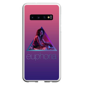 Чехол для Samsung Galaxy S10 с принтом сериал Euphoria в Новосибирске, Силикон | Область печати: задняя сторона чехла, без боковых панелей | Тематика изображения на принте: zendaya | зендея | ру беннетт | сериал euphoria | эйфория