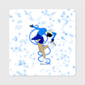 Магнит виниловый Квадрат с принтом Фигурное катание в Новосибирске, полимерный материал с магнитным слоем | размер 9*9 см, закругленные углы | dance | figure skating | girl | ice | rink | skate | sport | winter | девочка | девушка | зима | зимний вид спорта | каток | коньки | лед | подарок | профессии | снег | спорт | спортивный | спортсменка | сюрприз | танец | танцующий