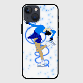 Чехол для iPhone 13 mini с принтом Фигурное катание в Новосибирске,  |  | dance | figure skating | girl | ice | rink | skate | sport | winter | девочка | девушка | зима | зимний вид спорта | каток | коньки | лед | подарок | профессии | снег | спорт | спортивный | спортсменка | сюрприз | танец | танцующий