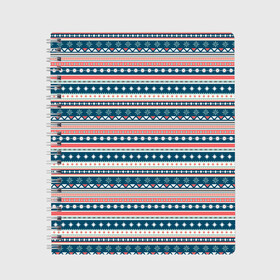 Тетрадь с принтом Геометрический узор в Новосибирске, 100% бумага | 48 листов, плотность листов — 60 г/м2, плотность картонной обложки — 250 г/м2. Листы скреплены сбоку удобной пружинной спиралью. Уголки страниц и обложки скругленные. Цвет линий — светло-серый
 | background | geometry | pattern | shapes | stripes | texture | геометрия | полоски | текстура | узор | фигуры | фон