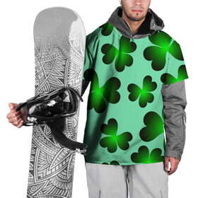 Накидка на куртку 3D с принтом Трилистник фантастический в Новосибирске, 100% полиэстер |  | Тематика изображения на принте: весна | джунгли | лес | лето | огород | поле | сад | тайга | трилистник | цветы