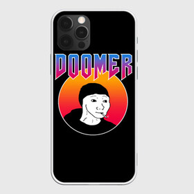 Чехол для iPhone 12 Pro с принтом Doomer в Новосибирске, силикон | область печати: задняя сторона чехла, без боковых панелей | boomer | boy | chad | doomer | frecso | girl | i know | irony | jacques | post | stonks | thundercock | yes | zoomer | бумер | да | девушка | думер | жак | зумер | ирония | мем | мемы | парень | пост | постирония | стонкс | тандеркок | ф