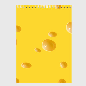 Скетчбук с принтом Реалистичный желтый сыр в Новосибирске, 100% бумага
 | 48 листов, плотность листов — 100 г/м2, плотность картонной обложки — 250 г/м2. Листы скреплены сверху удобной пружинной спиралью | Тематика изображения на принте: еда | желтый | крыса | мышиный | мышь | прикольная | сыр | сырный | узор | фастфуд