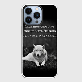 Чехол для iPhone 13 Pro с принтом ЦИТАТА ВОЛКА в Новосибирске,  |  | doomer | meme | pepe. | zoomer | а.у.ф. | ауф | бумер | все на бунд | думер | зумер | мемы | пепе | цитаты волка | ъуъ