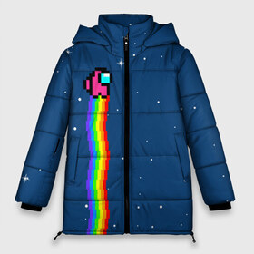 Женская зимняя куртка 3D с принтом AMONG US - NYAN CREWMATE в Новосибирске, верх — 100% полиэстер; подкладка — 100% полиэстер; утеплитель — 100% полиэстер | длина ниже бедра, силуэт Оверсайз. Есть воротник-стойка, отстегивающийся капюшон и ветрозащитная планка. 

Боковые карманы с листочкой на кнопках и внутренний карман на молнии | among | among us | amongus | crewmate | game | games | imposter | impostor | logo | meme.ньян | monster | nyan | sabotage | shhh | амонг | амонг ас | амонгас | игра | игры | импостер | космос | крюмейт | лого | логотип | логотипы | мем | мемы |