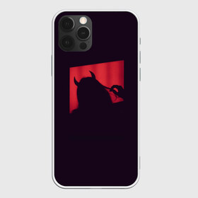 Чехол для iPhone 12 Pro Max с принтом Дьяволица в Новосибирске, Силикон |  | девушка | дьяволица | надменность | пафос | рожки