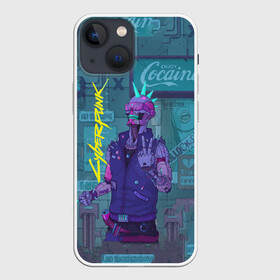 Чехол для iPhone 13 mini с принтом Cyberpunk 2077 в Новосибирске,  |  | cd project red | cyberpunk 2077 | keanu reeves | samurai | игра | киану ривз | киберпанк 2077 | самураи