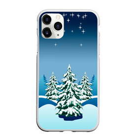 Чехол для iPhone 11 Pro Max матовый с принтом Зимние ели под снегом арт в Новосибирске, Силикон |  | Тематика изображения на принте: арт | графика | ели | елки | звезды | зима | лес | мороз | праздники | природа | рисунок | снег | снежок