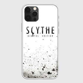 Чехол для iPhone 12 Pro Max с принтом Scythe Logo (Z) в Новосибирске, Силикон |  | scythe | scythe digital edition | игра | коса | логика | настолка | настольная игра | настольные игры | стратегия | тактика