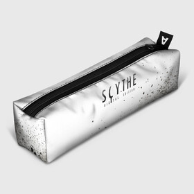 Пенал 3D с принтом Scythe Logo (Z) в Новосибирске, 100% полиэстер | плотная ткань, застежка на молнии | Тематика изображения на принте: scythe | scythe digital edition | игра | коса | логика | настолка | настольная игра | настольные игры | стратегия | тактика