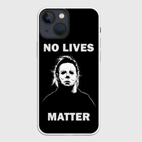 Чехол для iPhone 13 mini с принтом MICHAEL MYERS в Новосибирске,  |  | 666 | bloody | creep | death | evil dead | film | halloween | lives | matter | michael myers | кровь | майкл майерс | ужас | хоррор | хэллоуин