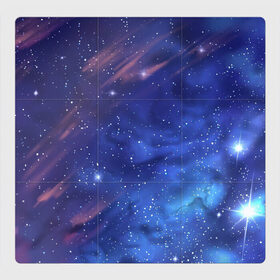 Магнитный плакат 3Х3 с принтом Звёздное небо в Новосибирске, Полимерный материал с магнитным слоем | 9 деталей размером 9*9 см | арт | звезда | звёзды | космос | небо | ночное небо | ночь | облако | рисунок | сияние | туманность | яркие цвета