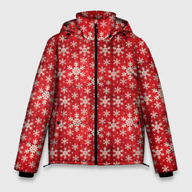 Мужская зимняя куртка 3D с принтом Снежинки в Новосибирске, верх — 100% полиэстер; подкладка — 100% полиэстер; утеплитель — 100% полиэстер | длина ниже бедра, свободный силуэт Оверсайз. Есть воротник-стойка, отстегивающийся капюшон и ветрозащитная планка. 

Боковые карманы с листочкой на кнопках и внутренний карман на молнии. | merry christmas | дед мороз | ёлка | зима | мороз | новый год | подарок | праздник | рождество | с новым годом | санта клаус | снег | снеговик | снегурочка | снежинки | снежные узоры | узоры