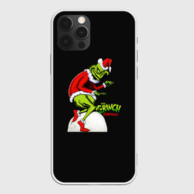 Чехол для iPhone 12 Pro Max с принтом Grinch X-mas в Новосибирске, Силикон |  | claus | grinch | happy new year | merry christmas | santa | snowman | x mas | гринч | дед мороз | елка | клаус | новый год | рождество | с новым годом | санта | снеговик