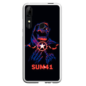 Чехол для Honor P Smart Z с принтом Sum 41 в Новосибирске, Силикон | Область печати: задняя сторона чехла, без боковых панелей | metall | music | punk | rock | sum 41 | альтернатива | метал | музло | музыка | панк | рок | сам 41