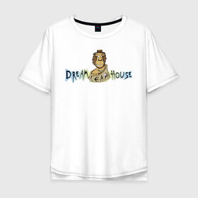 Мужская футболка хлопок Oversize с принтом Никита Мимимишка DREAMTEAM в Новосибирске, 100% хлопок | свободный крой, круглый ворот, “спинка” длиннее передней части | dreamteam | dreamteamhouse | tiktok | блогер | дримтим | мимимишка | никитамимимишка | тикток