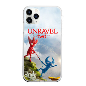 Чехол для iPhone 11 Pro матовый с принтом Unravel Two (Z) в Новосибирске, Силикон |  | coldwood interactive | unravel | unravel two | головоломка | красная пряжа | распутать | семейная игра | ярни
