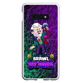 Чехол для Samsung S10E с принтом Brawl Stars Byron в Новосибирске, Силикон | Область печати: задняя сторона чехла, без боковых панелей | brawl stars | byron | byron brawl stars | crow | edgar | kolett | leon | sandy | spike | sprout | surge | байрон | биби | боец | бравл старс | бравлер | вольт | герои | девочкам | детям | колетт | леон | логотипы игр | мальчикам | перс