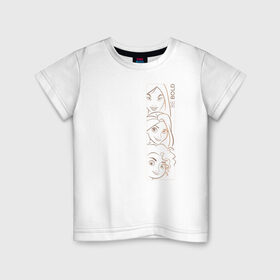 Детская футболка хлопок с принтом Princess_be bold в Новосибирске, 100% хлопок | круглый вырез горловины, полуприлегающий силуэт, длина до линии бедер | Тематика изображения на принте: disney princess | jasmine | merida | mulan | vdkotan | жасмин | мерида | мулан