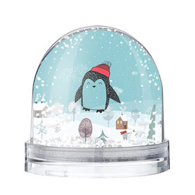 Снежный шар с принтом Милый пингвин в Новосибирске, Пластик | Изображение внутри шара печатается на глянцевой фотобумаге с двух сторон | 2021 | 7 января | bull | newyear | santa | бык | быки | бычок | год быка | дед мороз | корова | новогодние каникулы | новогодние праздники | новый 2021 | новый год | новый год 2021 | рождество | сани | санта | санта клаус
