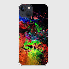 Чехол для iPhone 13 с принтом Краски в Новосибирске,  |  | abstrakt | color | texture.краски | абстракция | брызги | градиент | паттерн | полигоны | потеки | текстура | цвет