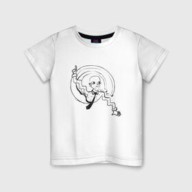 Детская футболка хлопок с принтом Absurd 5 в Новосибирске, 100% хлопок | круглый вырез горловины, полуприлегающий силуэт, длина до линии бедер | Тематика изображения на принте: 