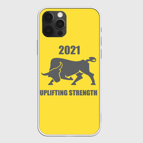 Чехол для iPhone 12 Pro Max с принтом Цвет года 2021 в Новосибирске, Силикон |  | bull | new year | pantone | power | symbol | бык | мощь | новый год | сила | символ | энергия