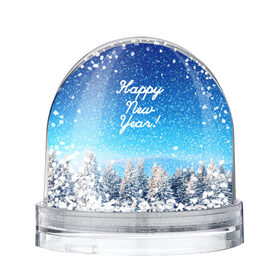 Снежный шар с принтом Happy New Year в Новосибирске, Пластик | Изображение внутри шара печатается на глянцевой фотобумаге с двух сторон | 2020 | 2021 | happy | new year | быка | гирлянда | дед мороз | елка | зеленый | игрушка | клаус | конфеты | нг | новый год | носок | перчатка | подарок | полосы | рождество | с | санта | сладости | снег | снеговик