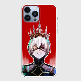 Чехол для iPhone 13 Pro Max с принтом Ken King в Новосибирске,  |  | Тематика изображения на принте: anime | ghoul | juzo | kaneki | kaneki ken | ken | suzuya | tokyo | tokyo ghoul | аниме | гуль | джузо | джузо сузуя | канеки | кен | кен канеки | рей | сейдо | сузуя | токийский гуль | япония