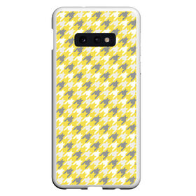 Чехол для Samsung S10E с принтом Ultimate Houndstooth в Новосибирске, Силикон | Область печати: задняя сторона чехла, без боковых панелей | Тематика изображения на принте: 2021 | винтаж | гусиная лапка | орнамент | собачий клык | узор | цвет года