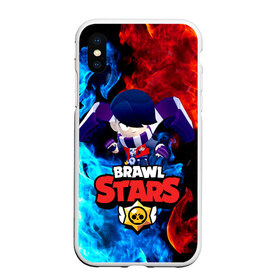 Чехол для iPhone XS Max матовый с принтом Brawl Stars Эдгар в Новосибирске, Силикон | Область печати: задняя сторона чехла, без боковых панелей | brawl | brawl stars | edgar | stars | бравл старс | брол старс | игра | мобильная игра | мобильные игры | эдгар