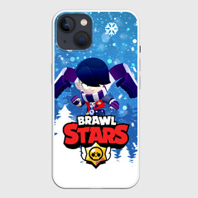 Чехол для iPhone 13 с принтом Brawl Stars Эдгар в Новосибирске,  |  | 2021.new year | brawl | brawl stars | christmas | edgar | stars | бравл старс | брол старс | игра | мобильная игра | мобильные игры | новогодний | новый год | рождественский | эдгар