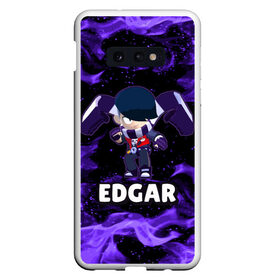 Чехол для Samsung S10E с принтом BRAWL STARS EDGAR в Новосибирске, Силикон | Область печати: задняя сторона чехла, без боковых панелей | 8 bit | 8 бит | brawl | brawl stars | crow | edgar | leon | stars | бравл | бравл старс | браво старс | едгар | игра | компьютерная | леон | огонь | онлайн | старс | эдгар