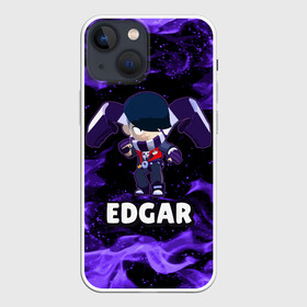 Чехол для iPhone 13 mini с принтом BRAWL STARS EDGAR в Новосибирске,  |  | 8 bit | 8 бит | brawl | brawl stars | crow | edgar | leon | stars | бравл | бравл старс | браво старс | едгар | игра | компьютерная | леон | огонь | онлайн | старс | эдгар